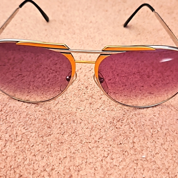 Men's Ted Lapidus Aviator Purple tint Sunglasses - Picture 2 of 7